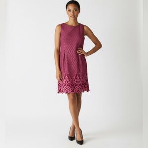 Isaac‎ Mizrahi Live! Sleeveless Dress Pink Lace Trim Party Cocktail MP